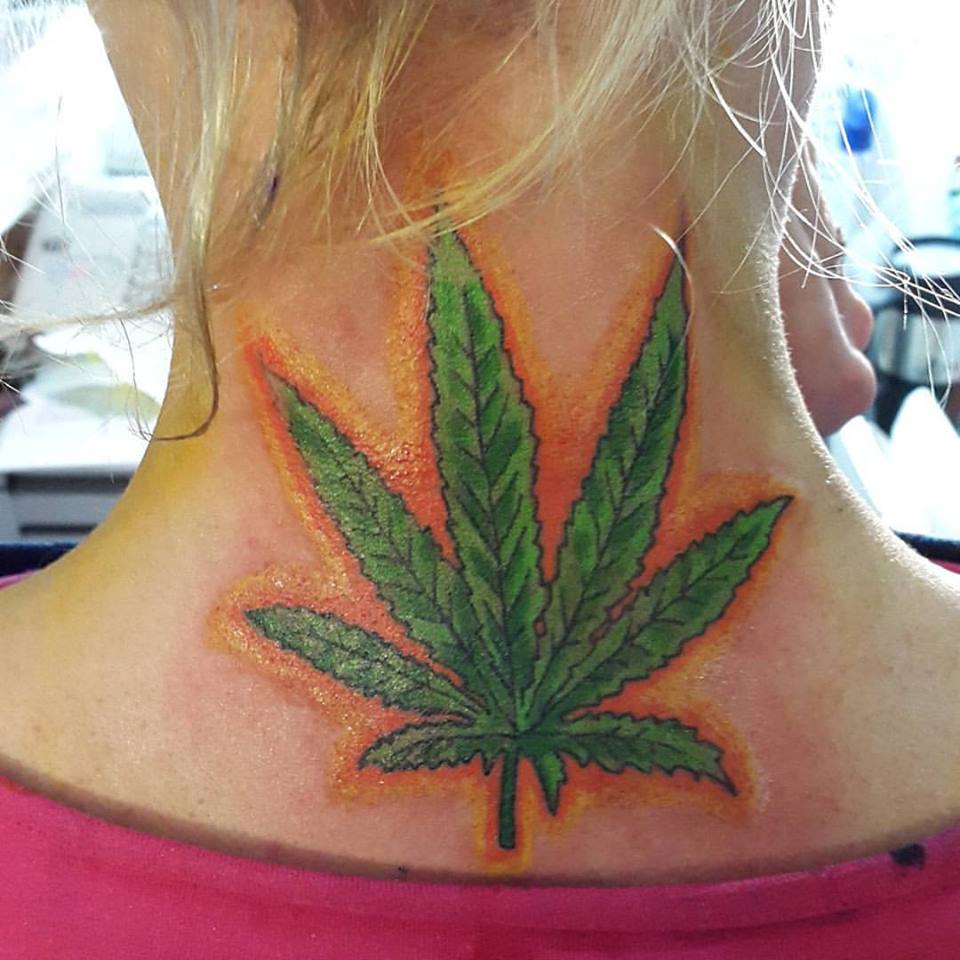 Marijuana leaf