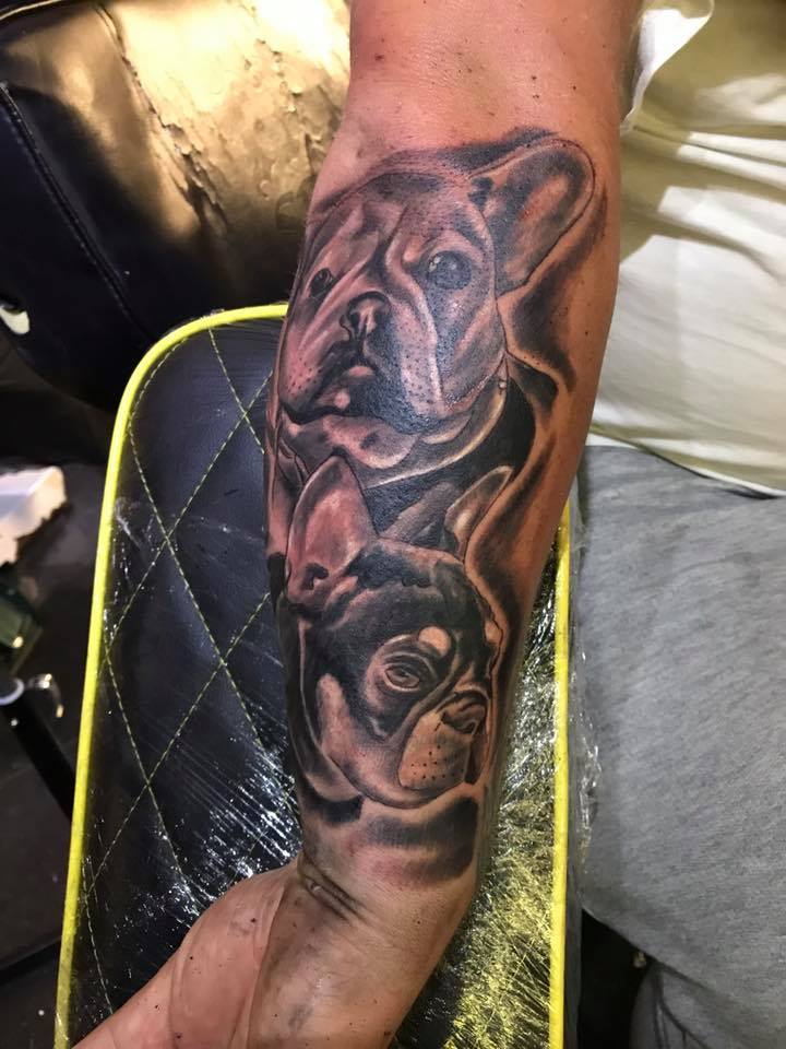 Dog tattoo