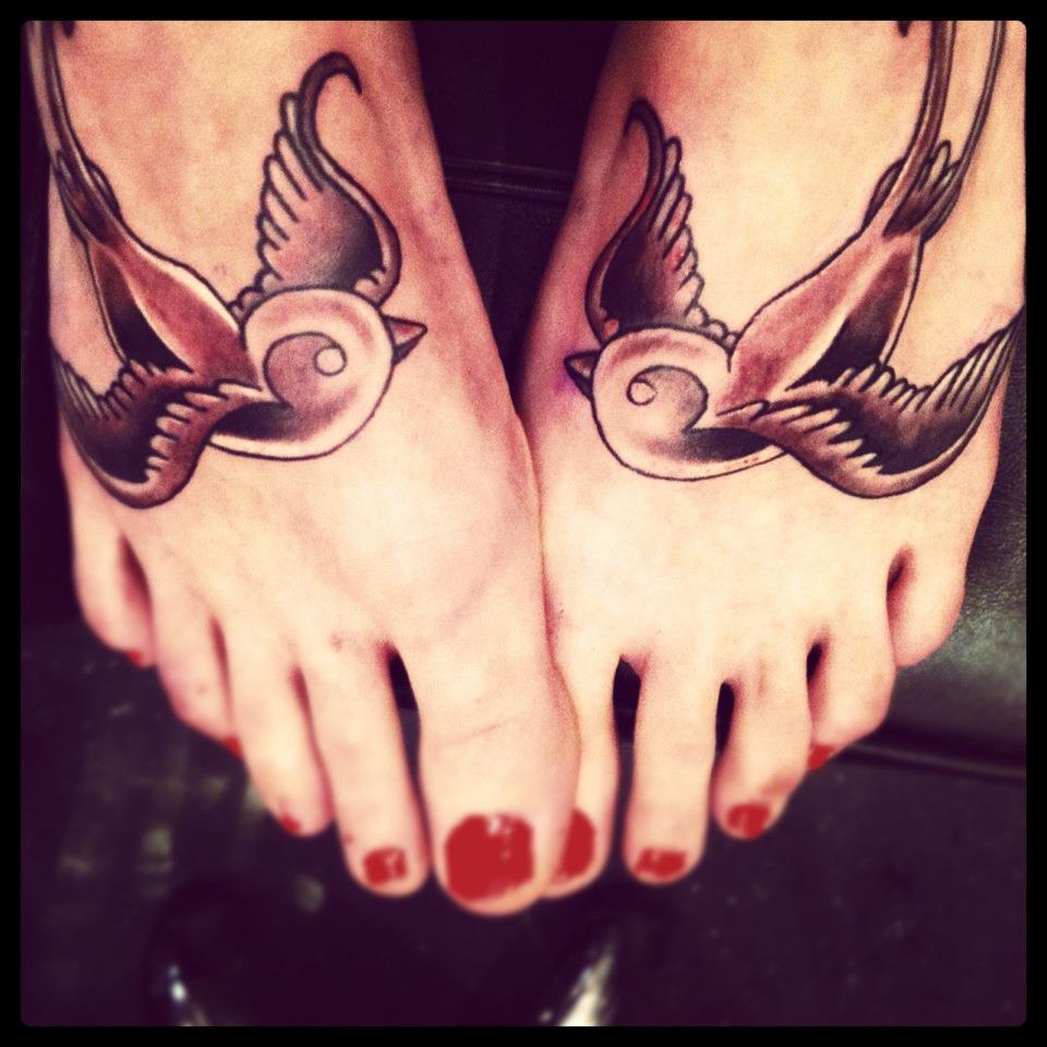 Swallow tattoo