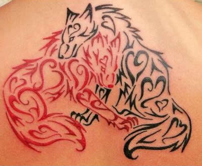 Wolf tattoo